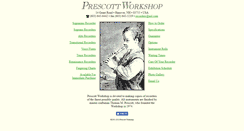 Desktop Screenshot of prescottworkshop.com